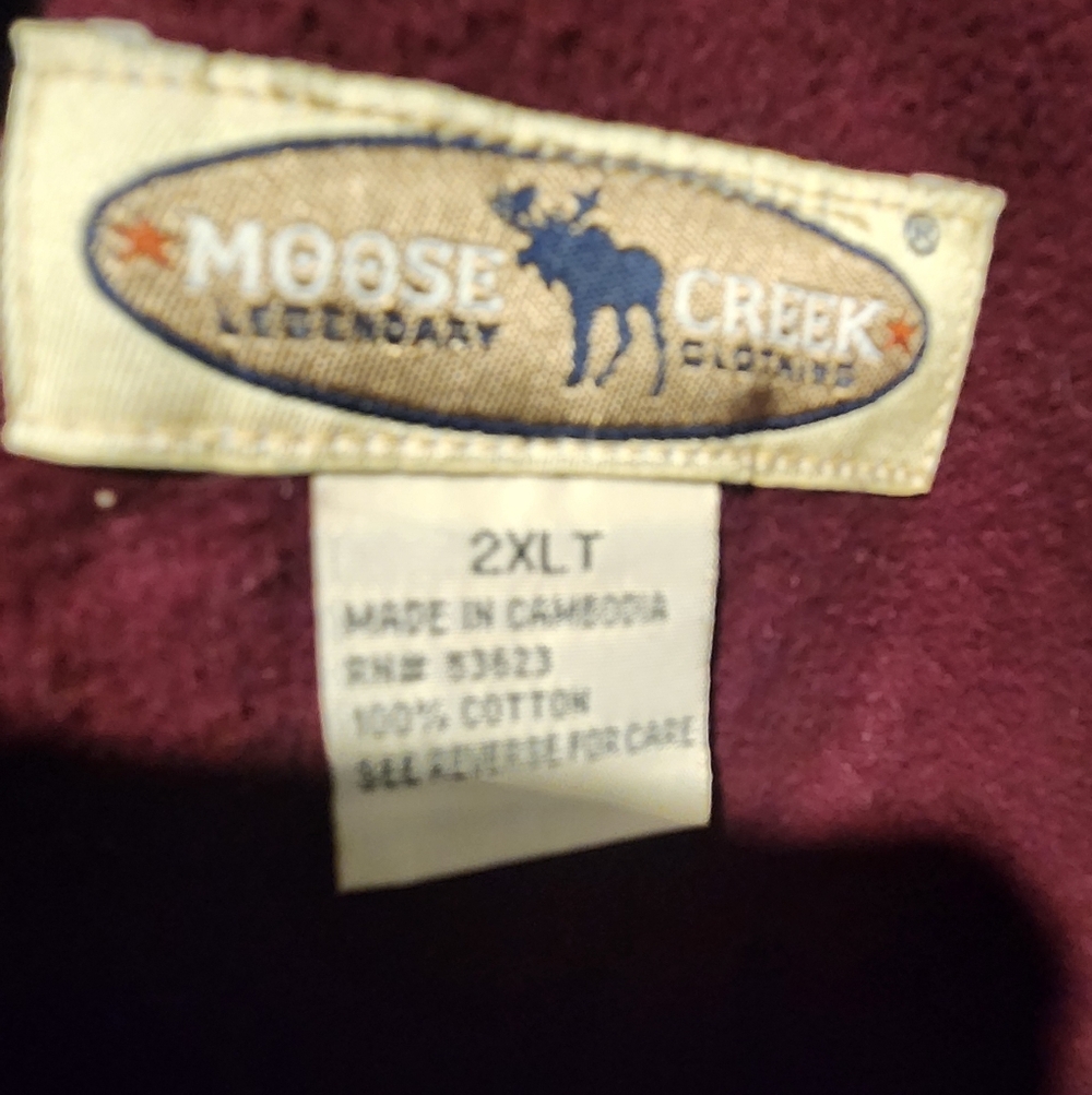 Men's Burgundy Shirt Jacket - Picture 2 of 2